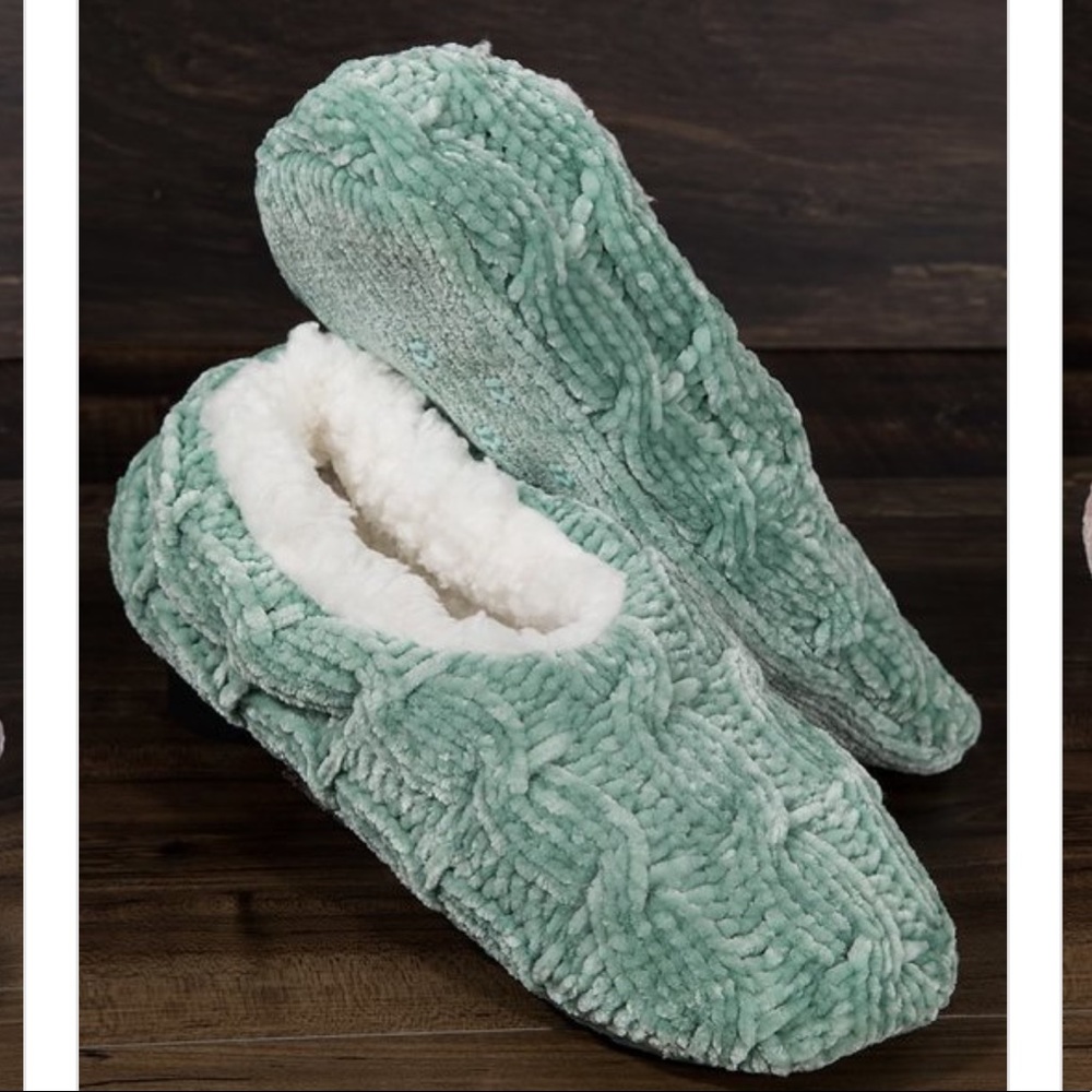 Fleece lined Chenille slippers PINK - Picture 5 of 8